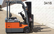 Электрический погрузчик Toyota 3416 Б/У